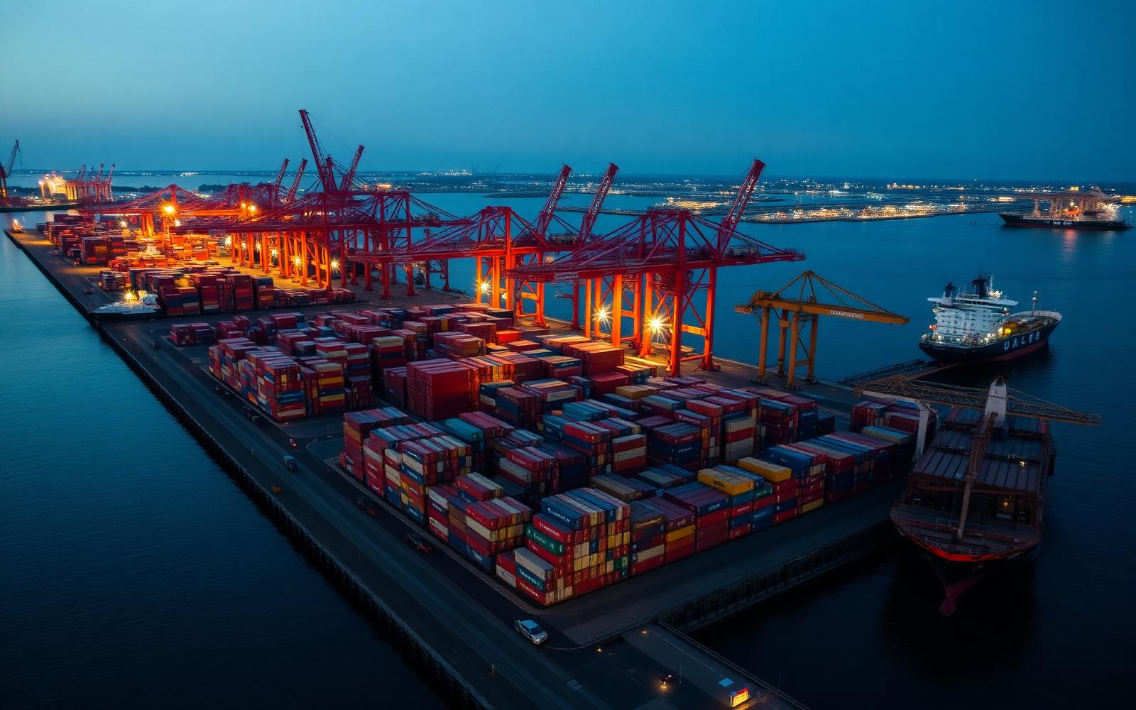 Container port operations